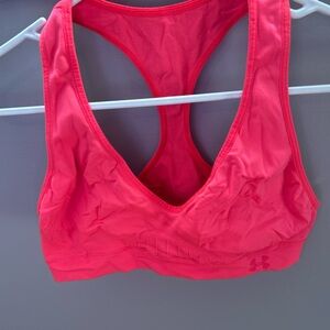 Under Armour Women's Bright Pink Sports Bra